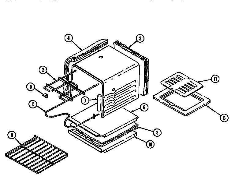Kenmore 62990138 oven diagram
