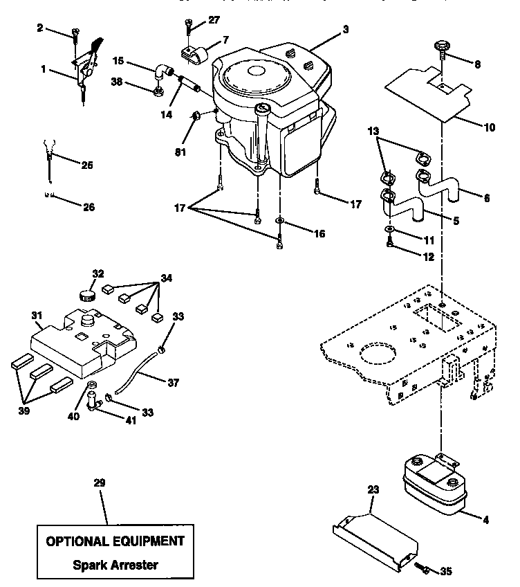 Craftsman 917259172 engine diagram