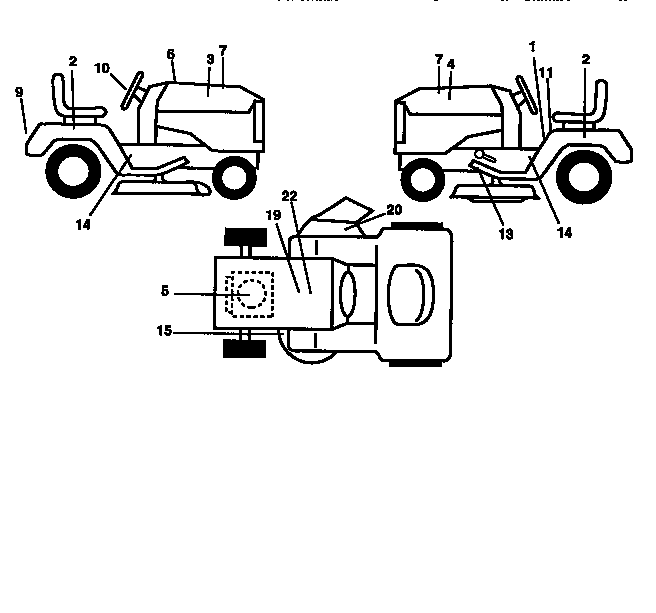Craftsman 917259172 decals diagram