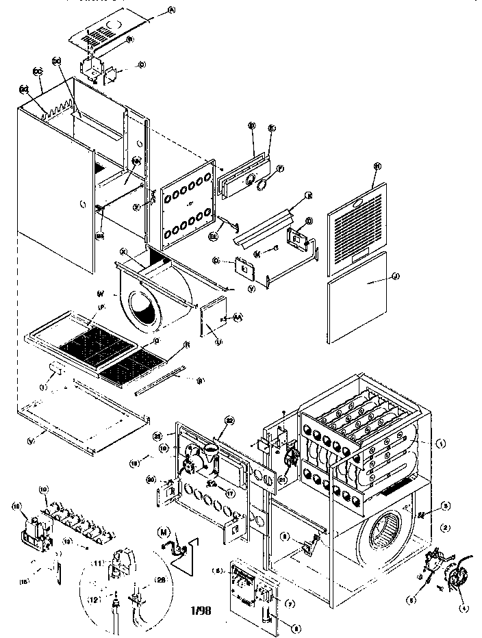 ICP NTN5075BHC3 unit parts diagram