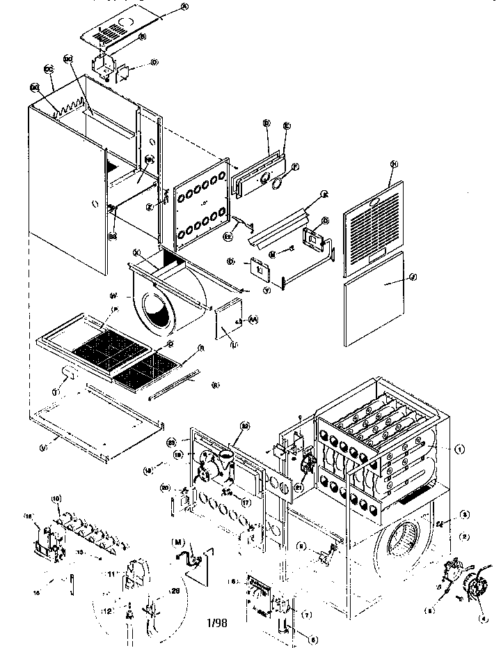 ICP NTN5125BKC3 unit parts diagram