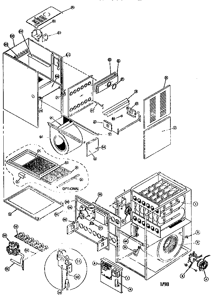 ICP NTG3075FBA2 unit parts diagram