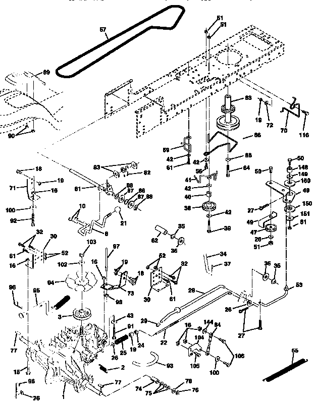 Craftsman 917271021 drive diagram