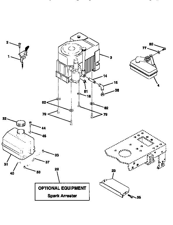 Craftsman 917271021 engine diagram