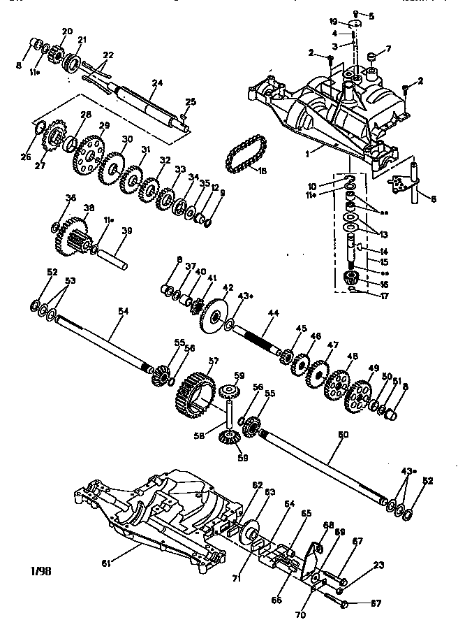 Craftsman 917258452 transaxle 4360-112 diagram