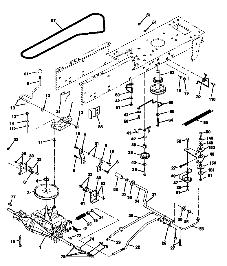 Craftsman 917270310 drive diagram