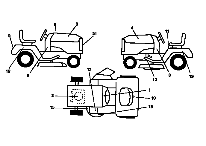 Craftsman 917270310 decals diagram