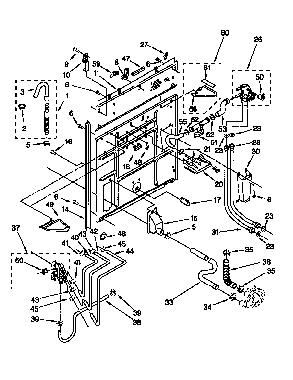 Kenmore 11028974890 rear panel diagram
