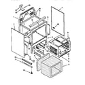 KitchenAid KERC507EWH3 oven chassis diagram