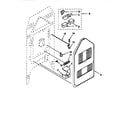 KitchenAid KERC507EWH3 rear chassis diagram