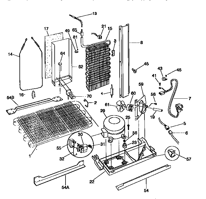 Kenmore 25348027890 unit parts diagram