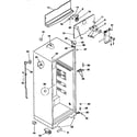 Kenmore 25369804891 cabinet parts diagram