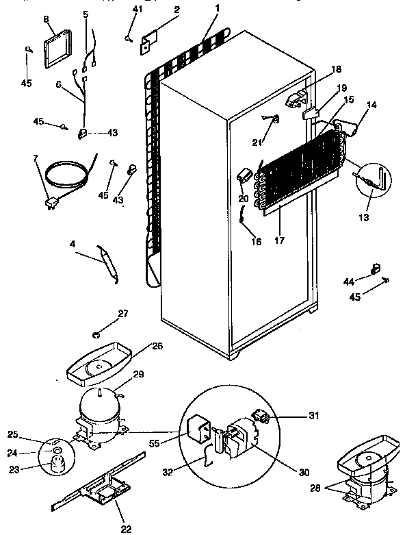 Kenmore 25337872891 unit parts diagram