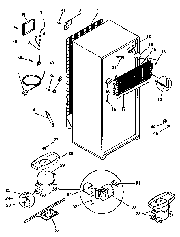Kenmore 25337842891 unit parts diagram