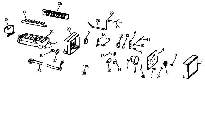 GE TBX19DIYLRWW icemaker wr30x0327 diagram