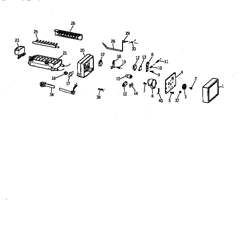 GE TBX21JAZKRAA icemaker wr30x0327 diagram