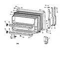 GE TBX21JAZKRWW freezer door diagram