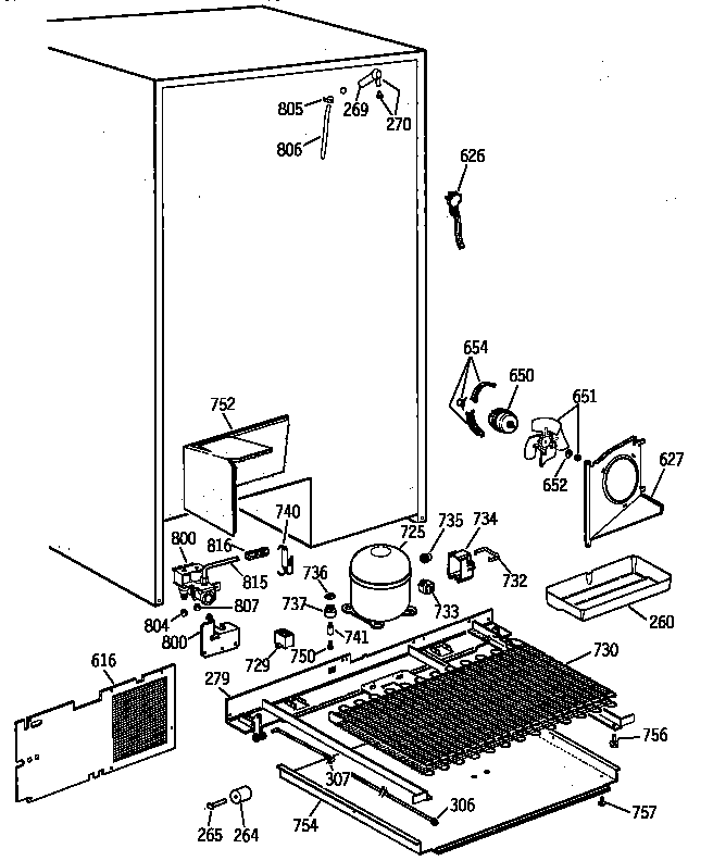 GE TPG24BFZCWW unit parts diagram