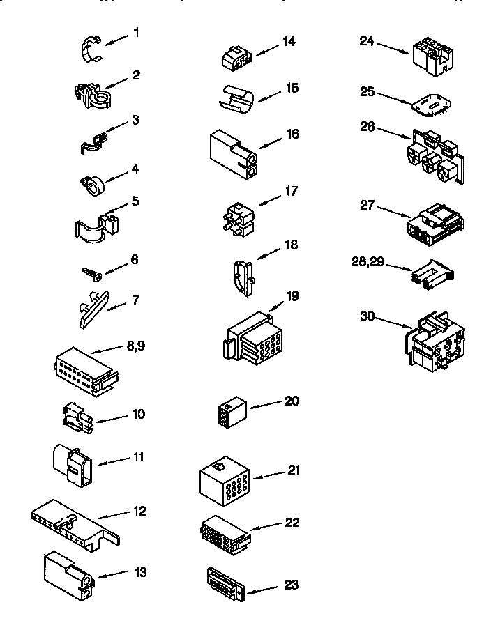 Kenmore 11028299890 wiring harness diagram