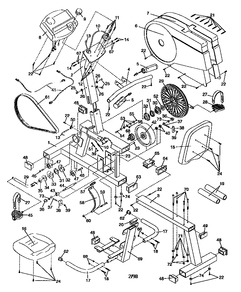 Proform 831288280 unit parts diagram