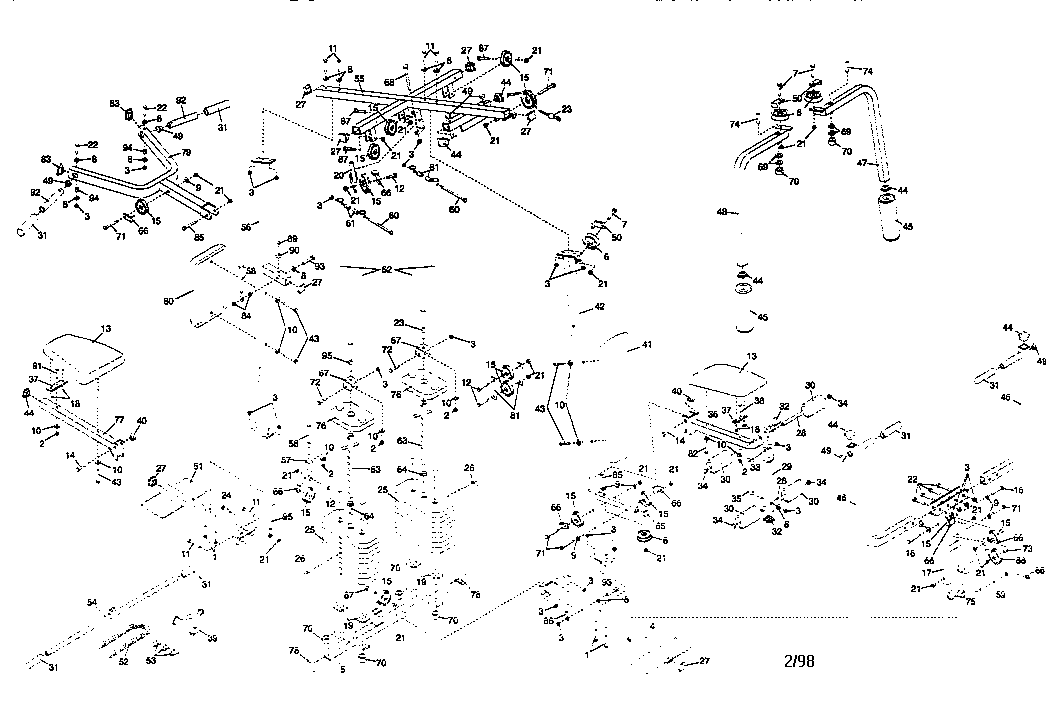 Weider WESY97300 unit parts diagram