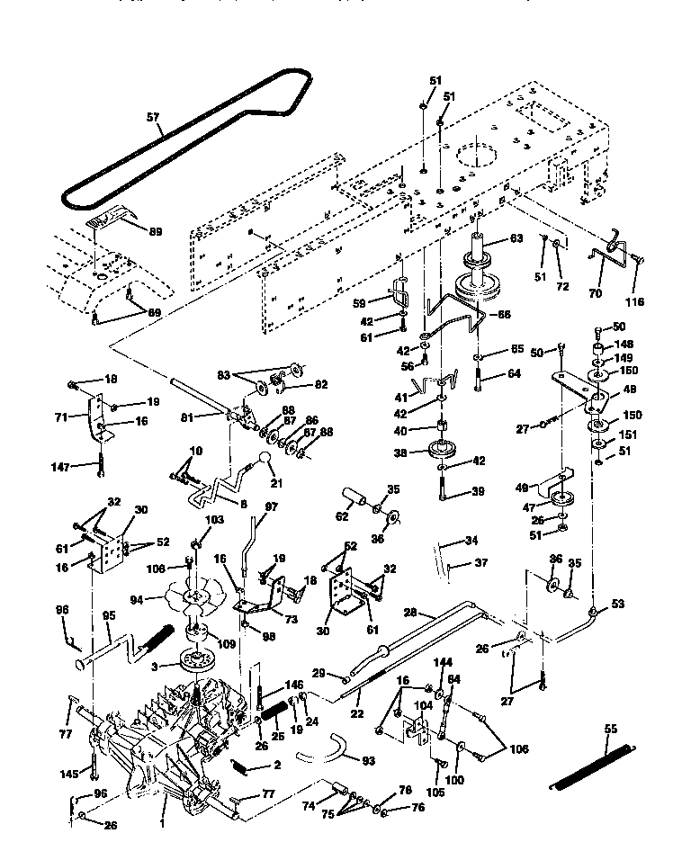 Craftsman 917270622 drive diagram