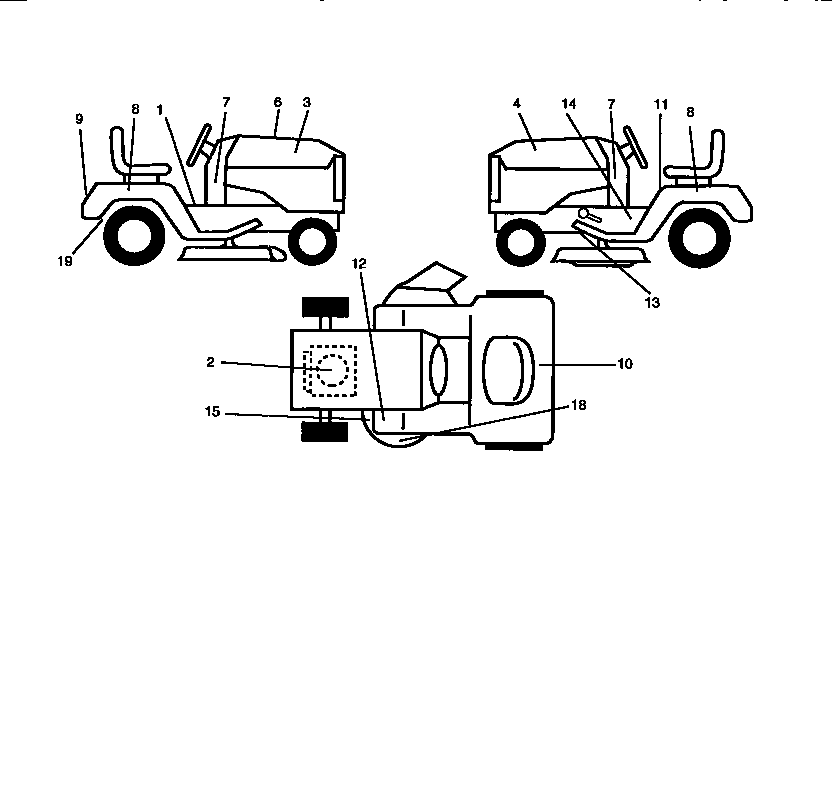 Craftsman 917270622 decals diagram