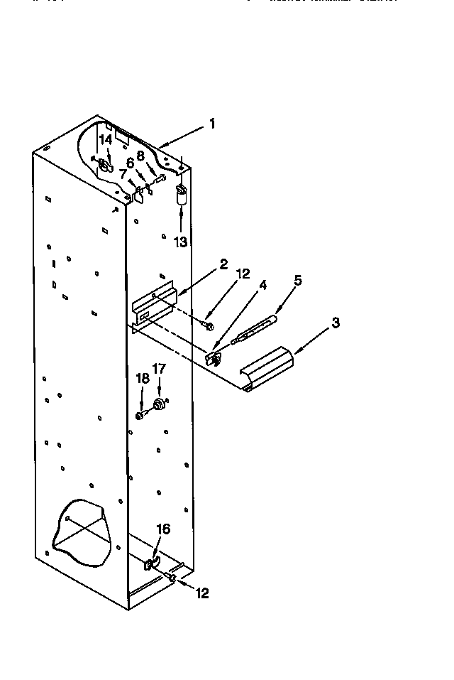 KitchenAid KSSC36MFS05 freezer liner diagram