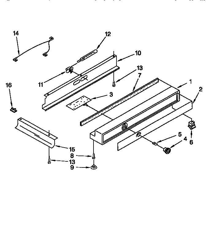KitchenAid KSSC36MFS05 refrigerator control panel diagram