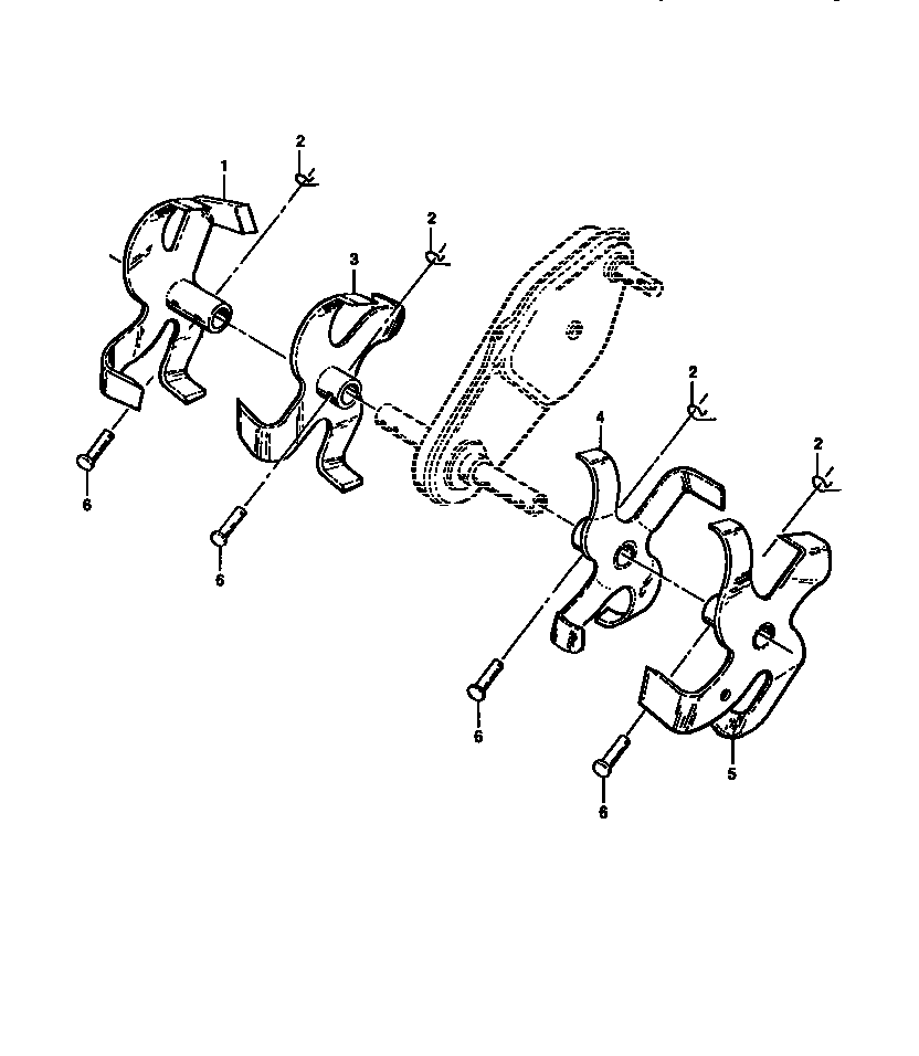 Craftsman 917292200 tine assembly diagram