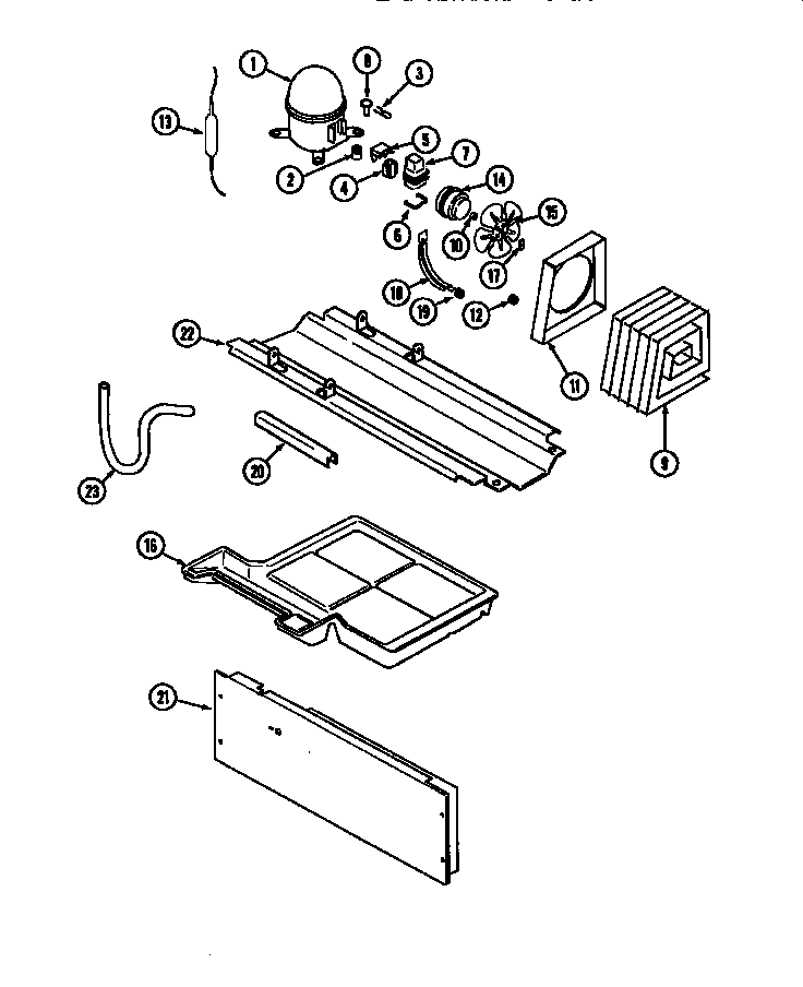 Maytag MTF2155BRN compressor diagram