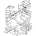 Kenmore 91136669790 oven burner section diagram