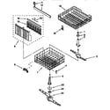 Whirlpool DU920QWDB6 dishrack diagram