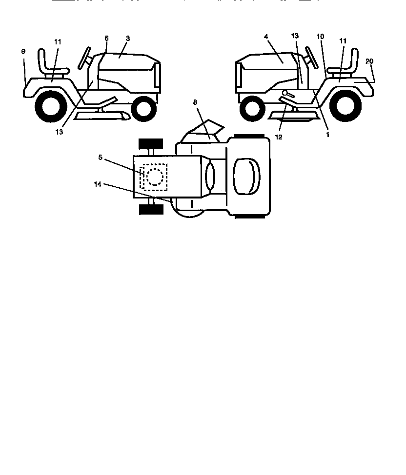 Craftsman 917270630 decals diagram