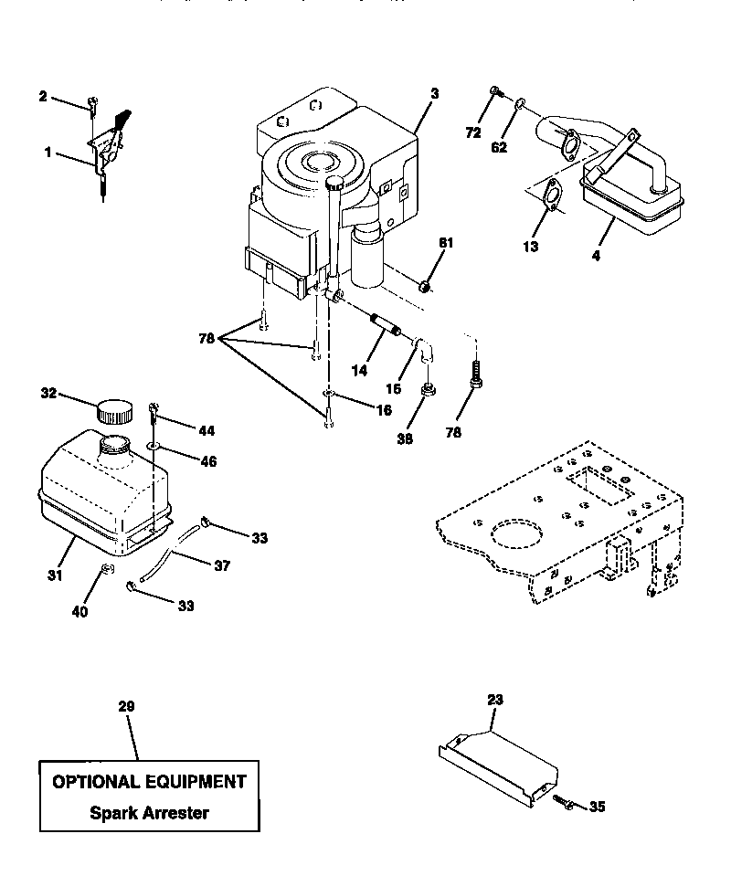 Craftsman 917270630 engine diagram