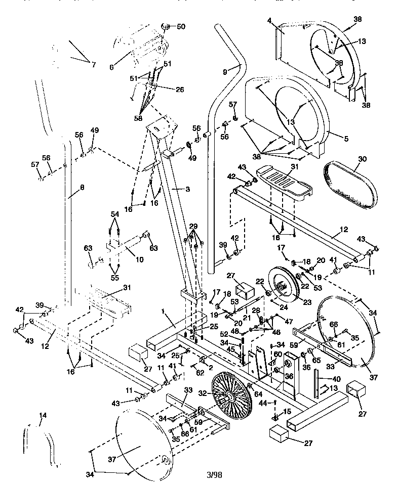 Proform 831285733 unit parts diagram