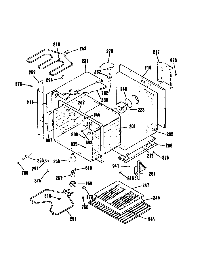 Kenmore 91141155590 upper body section diagram