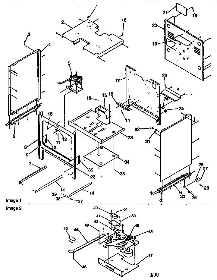 Amana ARG7200L-P1143316NL cabinet diagram