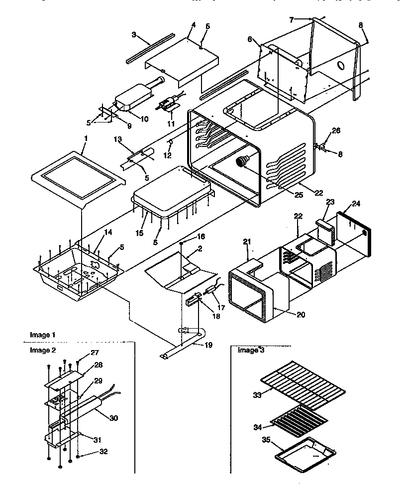 Amana ARG7200W-P1143329NW cavity diagram