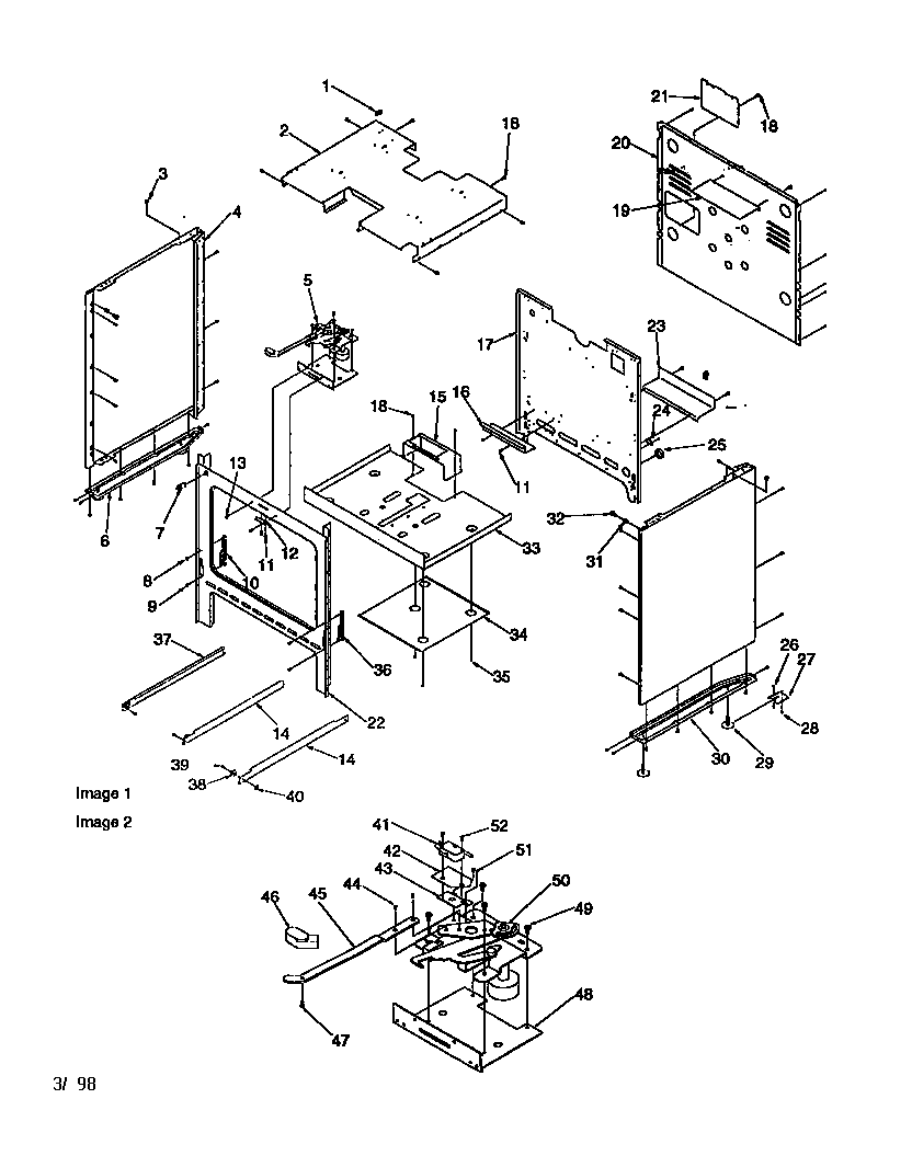 Amana ARG7301W-P1143328NW cabinet diagram