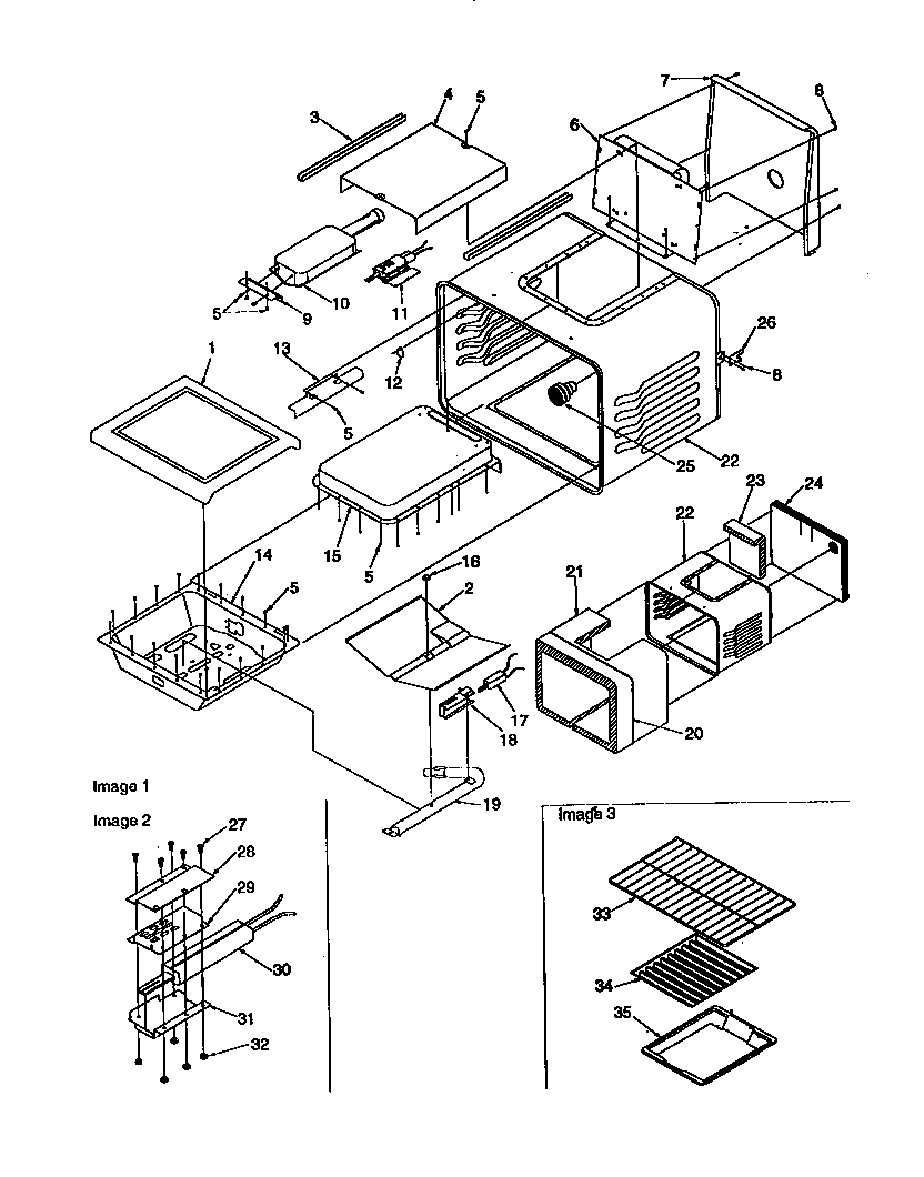 Amana ARG7301W-P1143328NW cavity diagram