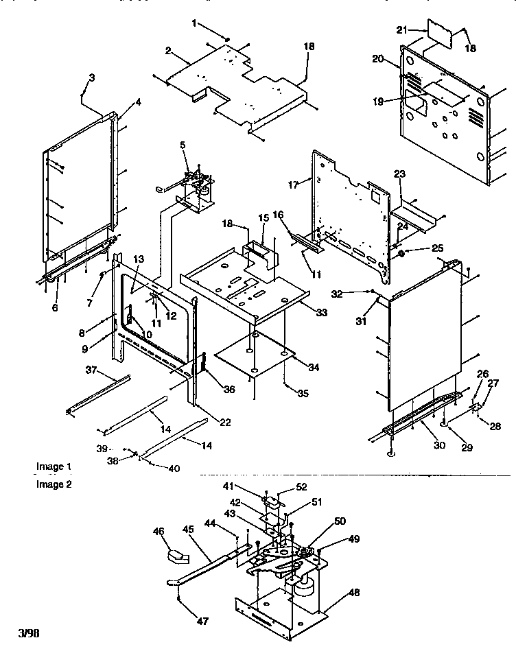 Amana ARG7301W-P1143324NW cabinet diagram