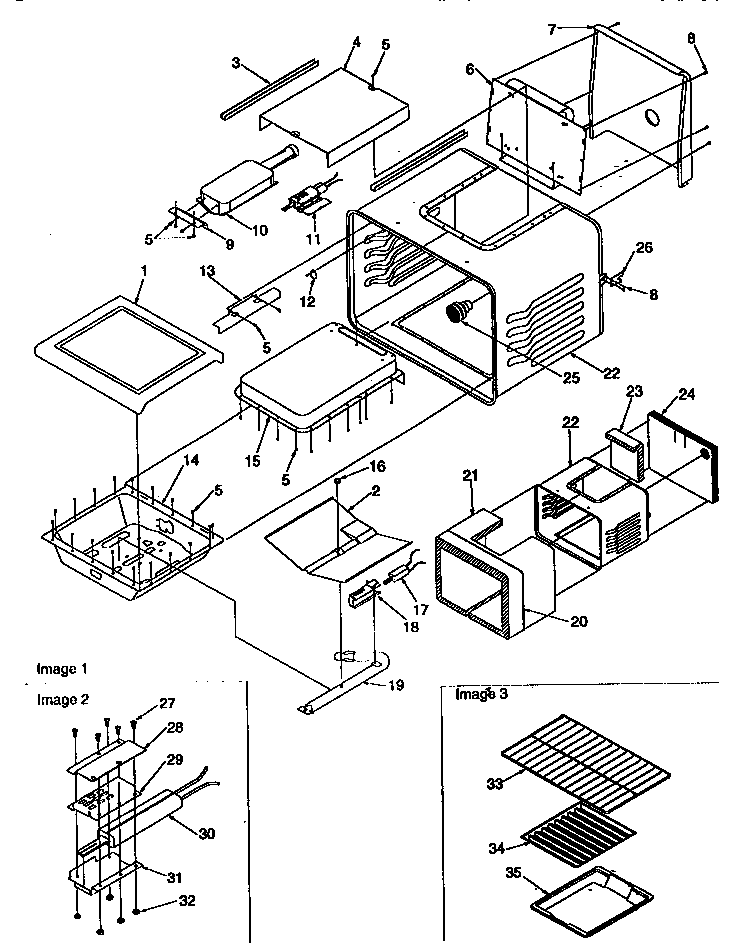 Amana ARG7301LL-P1143324NLL cavity diagram