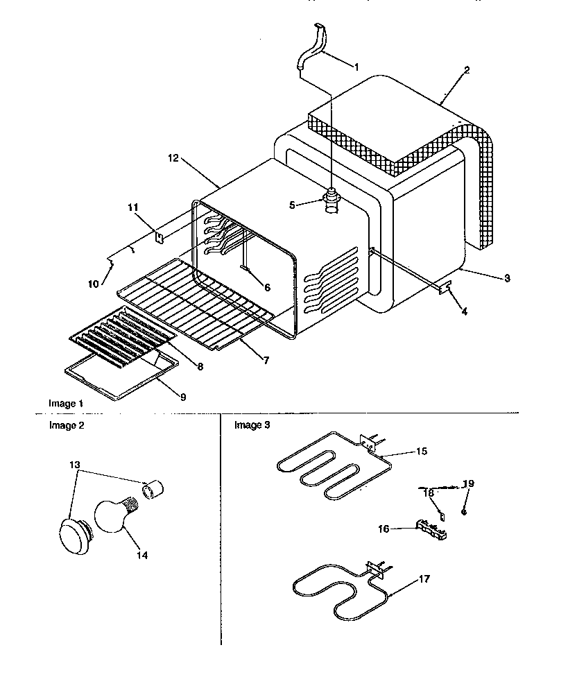 Amana ART6110LL/P1143429NLL cavity diagram