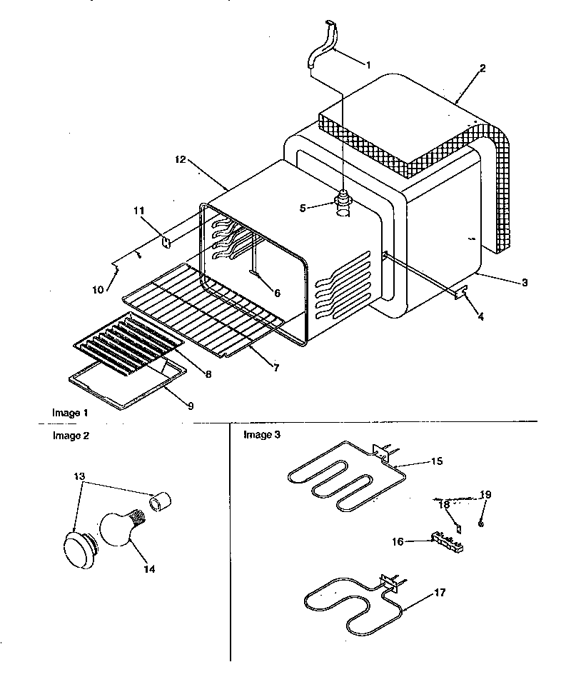 Amana ART6110LL/P1143447NLL cavity diagram