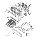 Kenmore 36275581890 door & drawer parts diagram