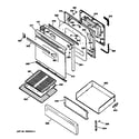 Kenmore 36275588890 door & drawer parts diagram