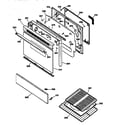 Kenmore 36273281890 door parts diagram