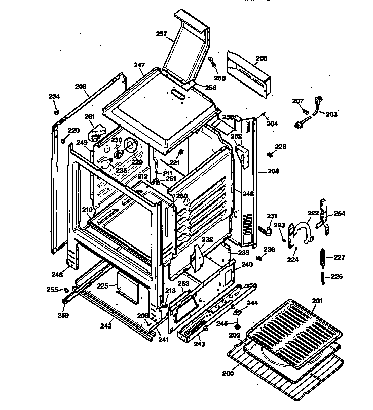 Kenmore 36272761890 body parts diagram