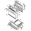 Kenmore 36272768890 door & drawer parts diagram